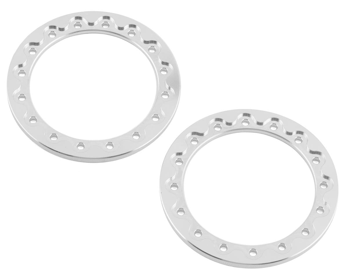 SSD RC 2.2" / 3.0" Drag Rear Wheel Front Rings (Silver) (2) (SSD00548)