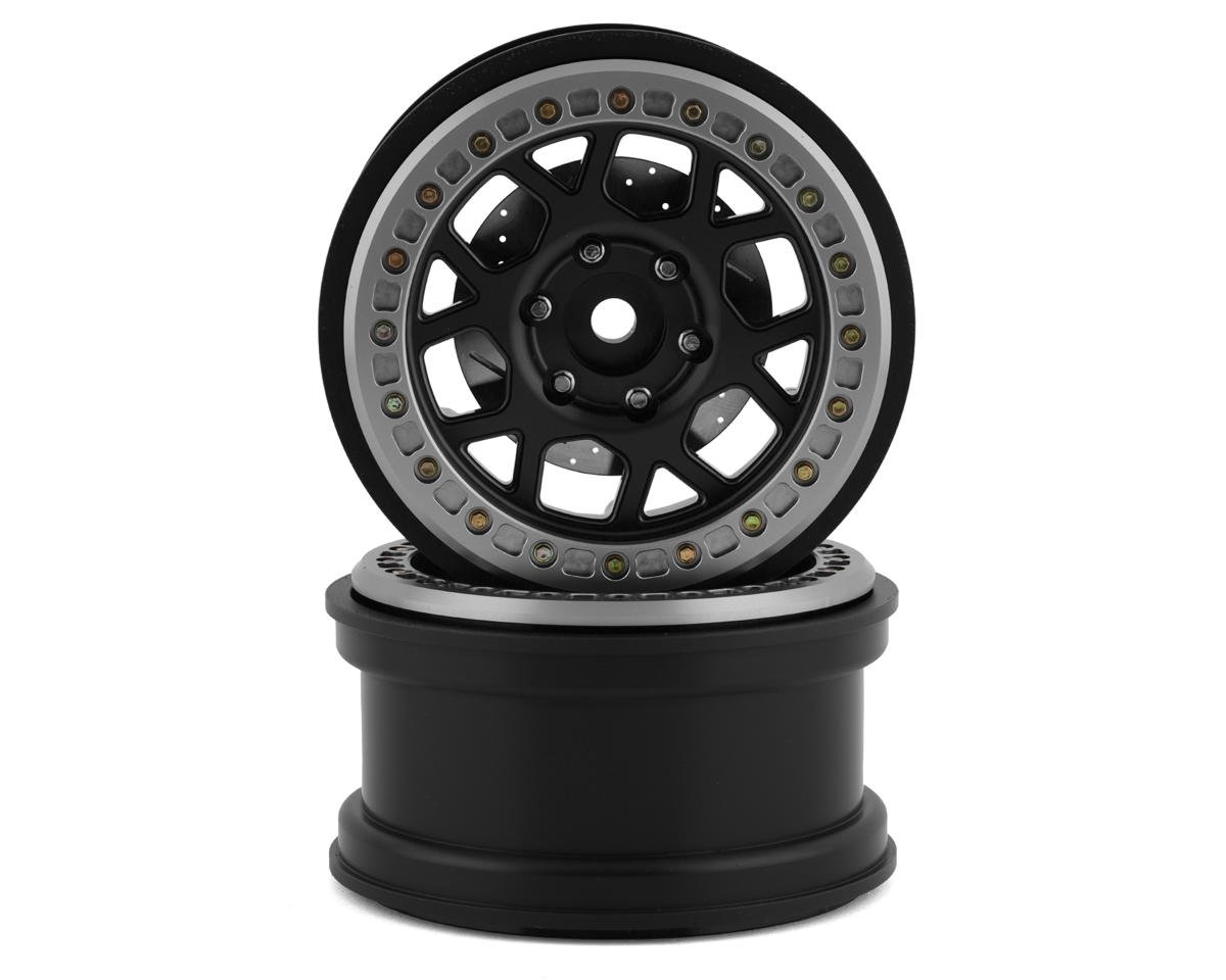 SSD RC 2.9Ó Boxer Beadlock Wheels w/Brake Rotor (Black) (2) (SSD00555)