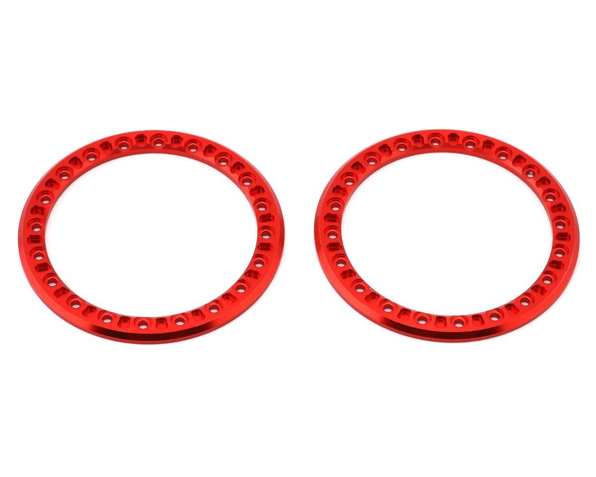 SSD RC 2.2Ó Aluminum Beadlock Rings (Red) (2) (SSD00574)