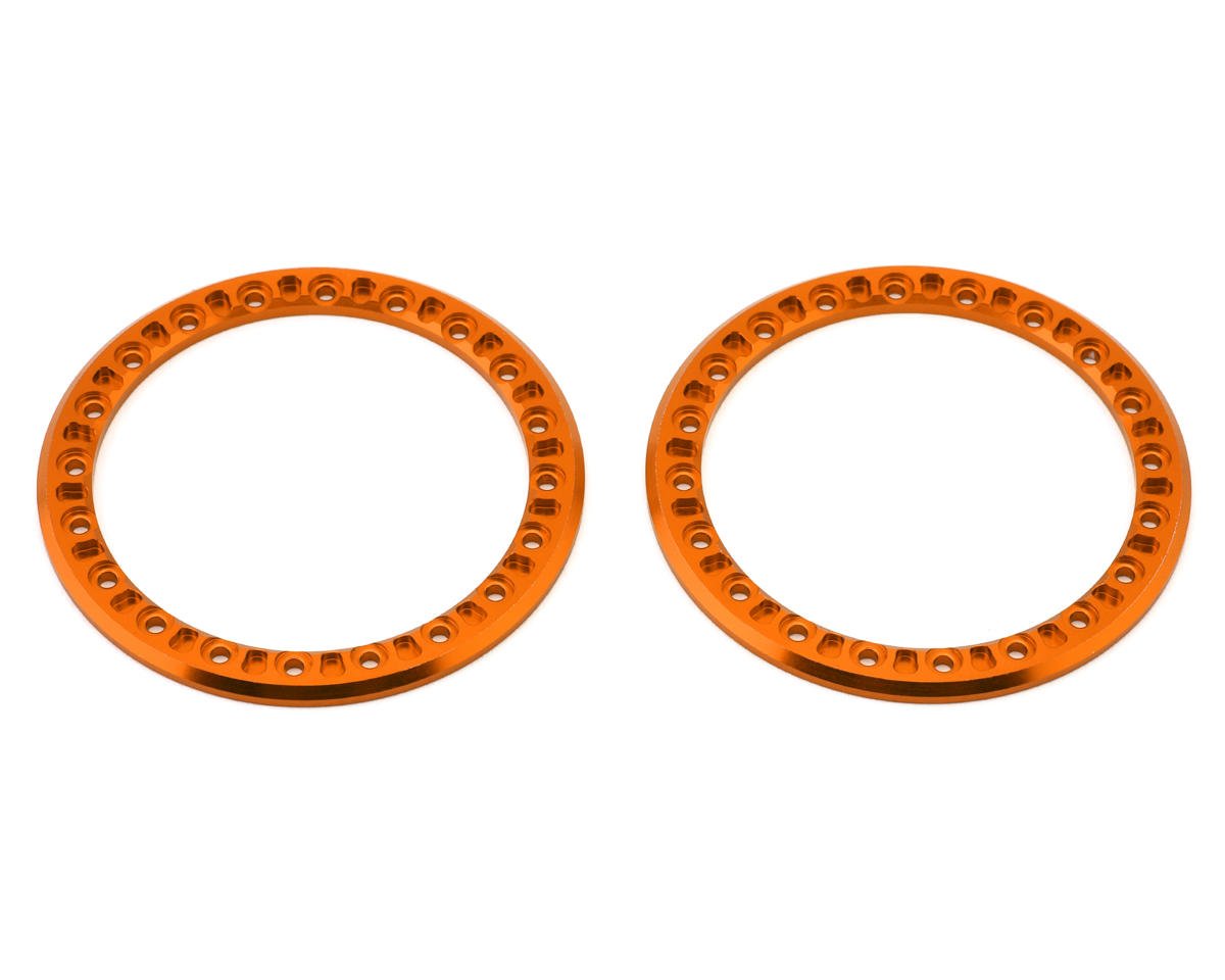 SSD RC 2.2Ó Aluminum Beadlock Rings (Orange) (2) (SSD00577)