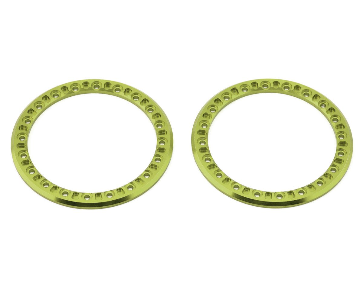 SSD RC 2.2Ó Aluminum Beadlock Rings (Green) (2) (SSD00578)