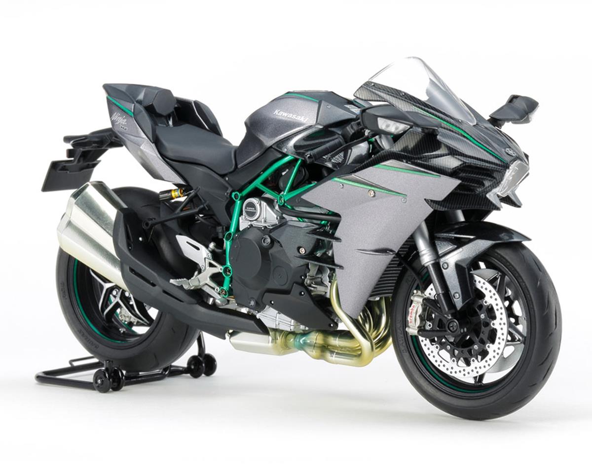 Tamiya 1/12 Kawasaki Ninja H2 Carbon Motorcycle Model Kit (TAM14136)