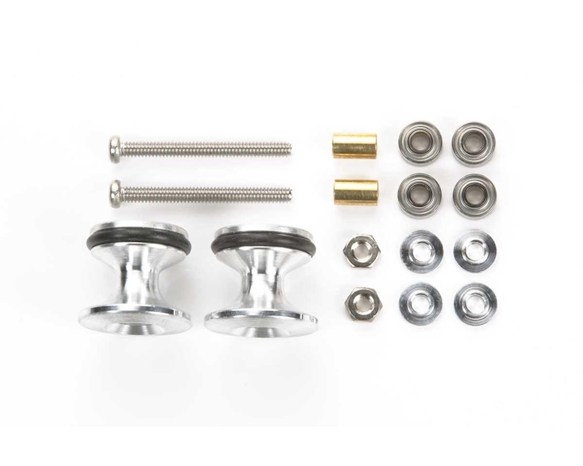 Tamiya JR Double Aluminum Rollers w/Rings (TAM15418)