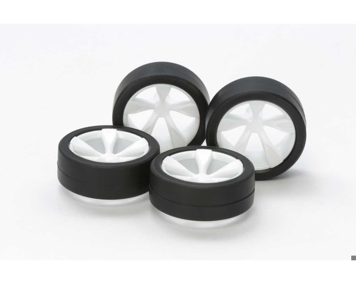 Tamiya JR Low Profile Tire/Wheel Set 5-Spoke (TAM15513)