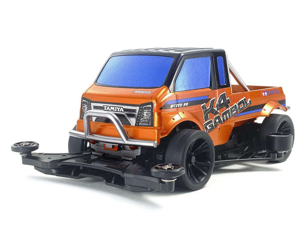 Tamiya 1/32 JR K4 Gambol FM-A Chassis Mini 4WD Kit (Metallic Orange) (TAM18718)
