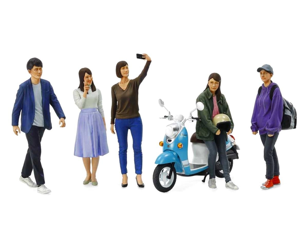 Tamiya 1/24 Campus Friends Set II Model Figure Kit (TAM24356)