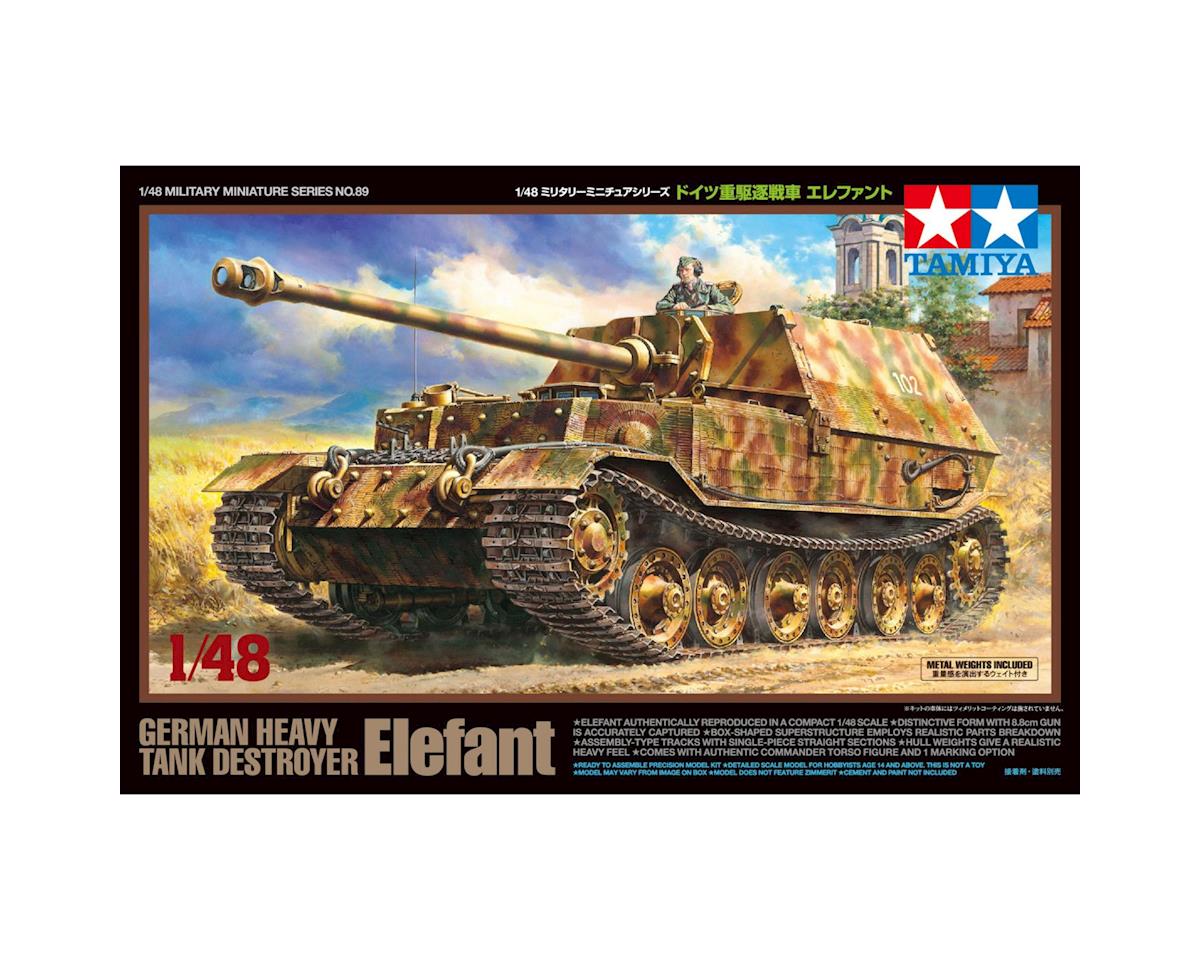Tamiya 1/48 German Heavy Tank Destroyer Elefant Model Kit (TAM32589)