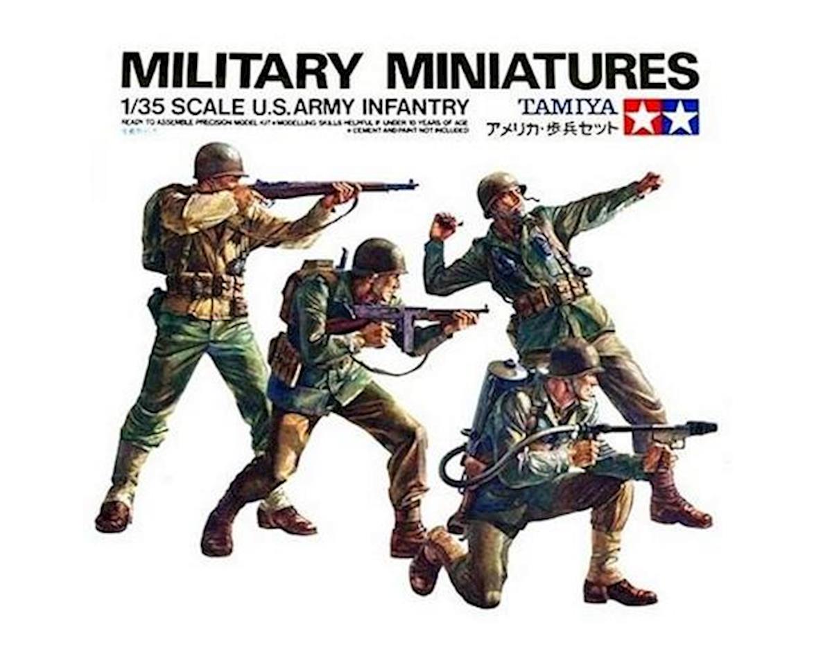 Tamiya 1/35 US Army Infantry Figure Set (4) (TAM35013)