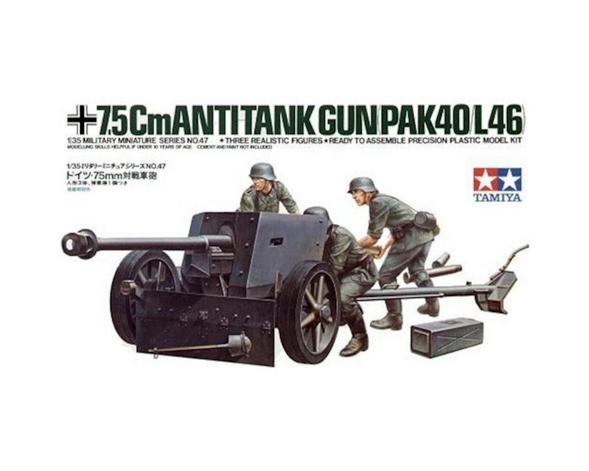 Tamiya 1/35 German 7.5cm Pak40 AT Gun (TAM35047)