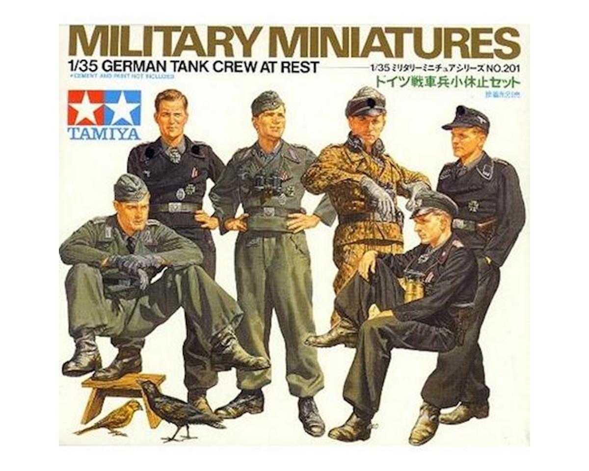 Tamiya 1/35 German Tank Crew At Rest Model Kit (TAM35201)
