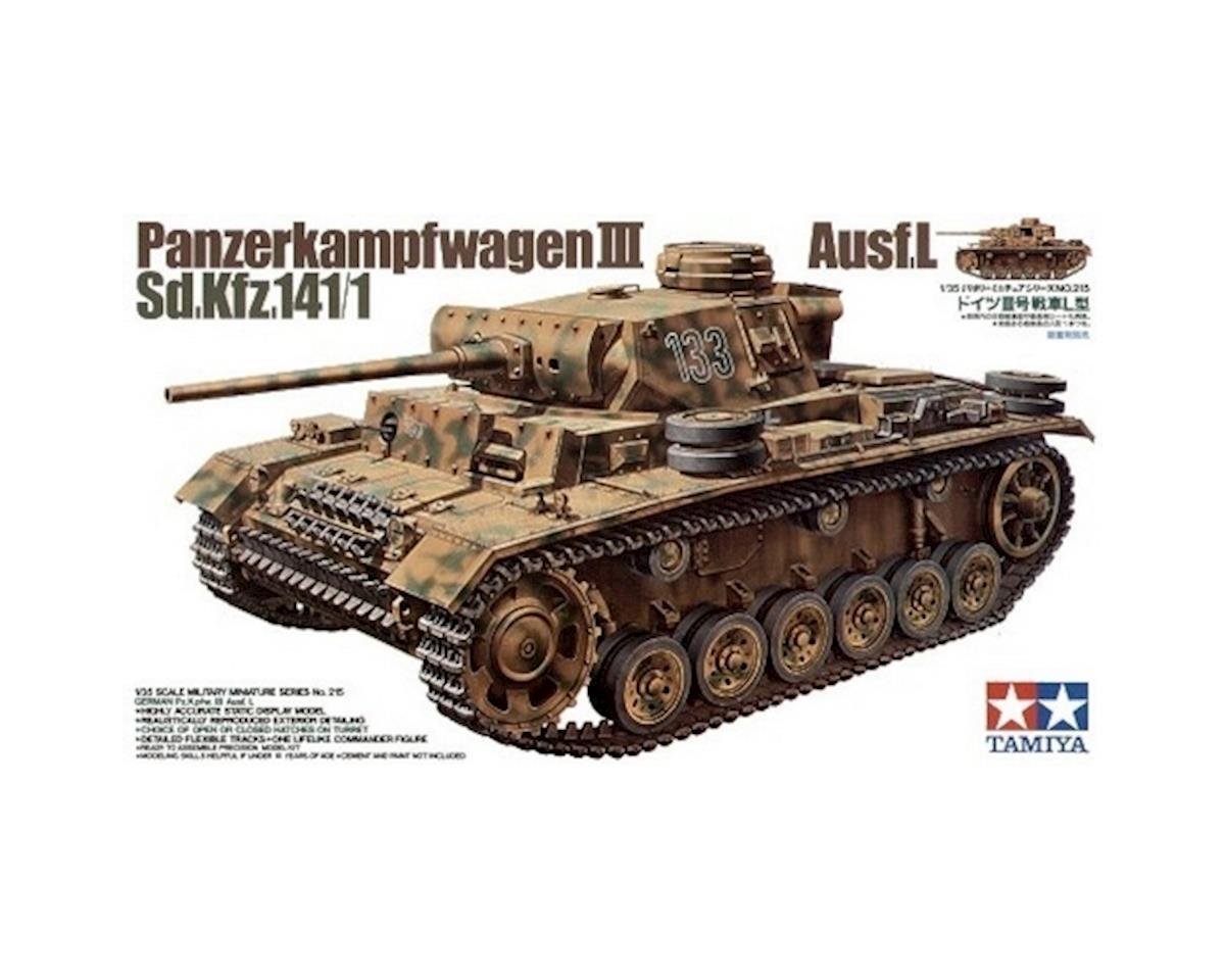 Tamiya 1/35 German Pz. Kpfw III Ausf. Tank Model Kit (TAM35215)