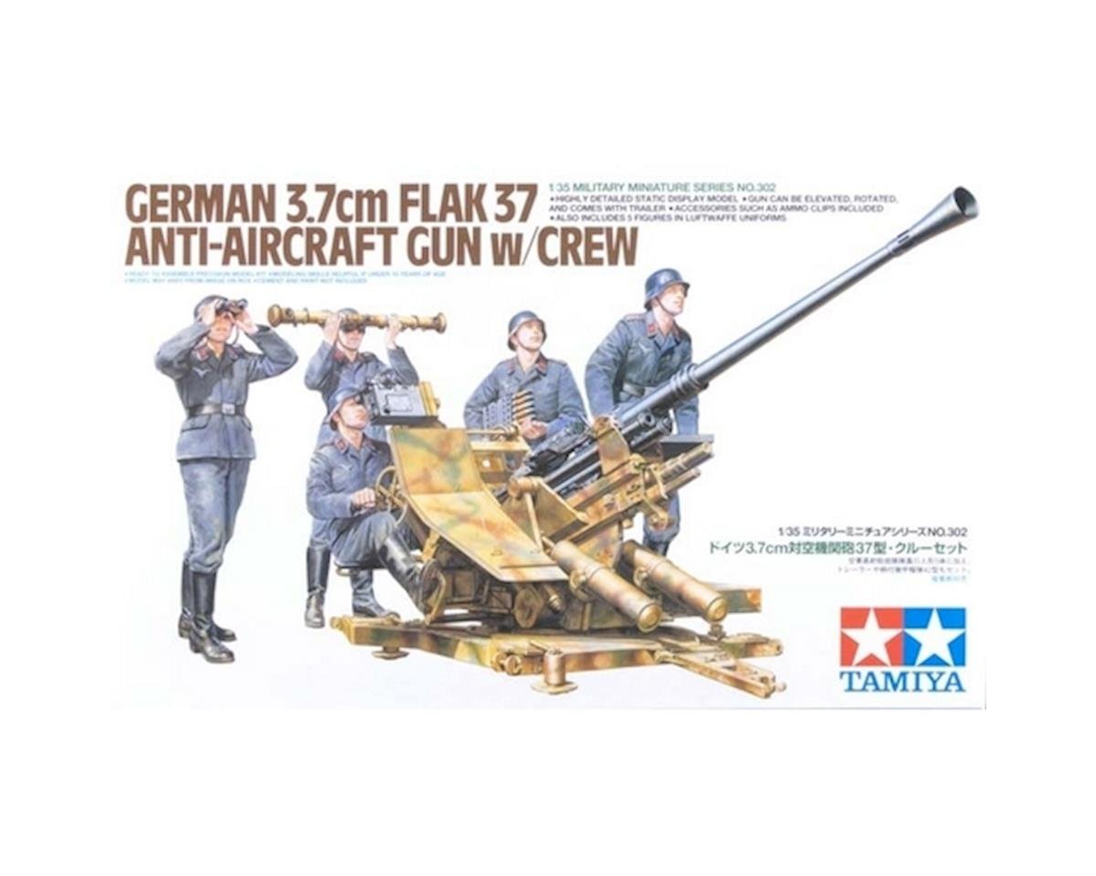 Tamiya 1/35 German 3.7cm FLAK 37 Anti-Aircraft Gun (TAM35302)