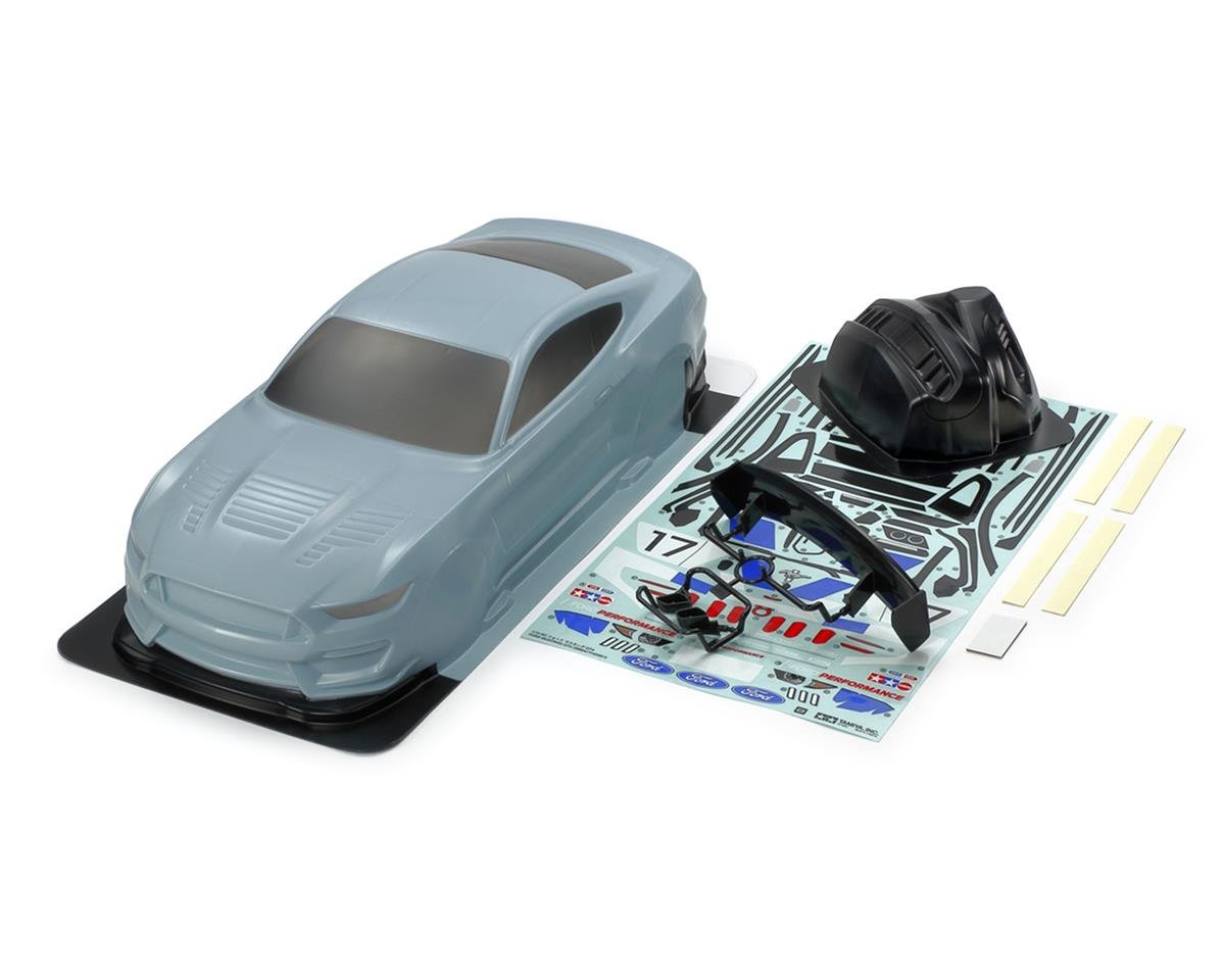 Tamiya Ford Mustang GT4 Pre-Painted Body Set (Grey) (TAM47485)