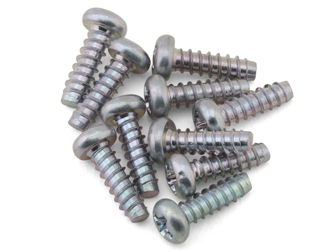 Tamiya 3x10mm Self Tapping Screws (10) (TAM50577)