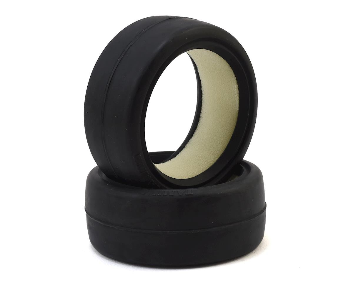 Tamiya 24mm 1/10 Medium-Narrow Racing On-Road Slick Tires (2) (TAM51049)