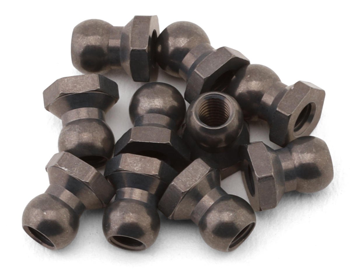 Tamiya 5mm Fluorine Coated Aluminum Ball Nuts (10) (TAM53599)