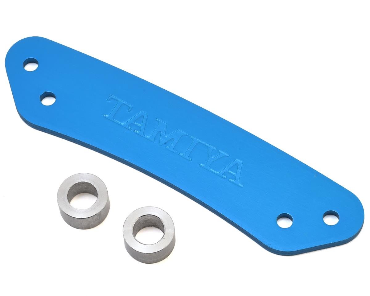 Tamiya TT-01 Aluminum Bumper Stopper (Blue) (TAM53682)