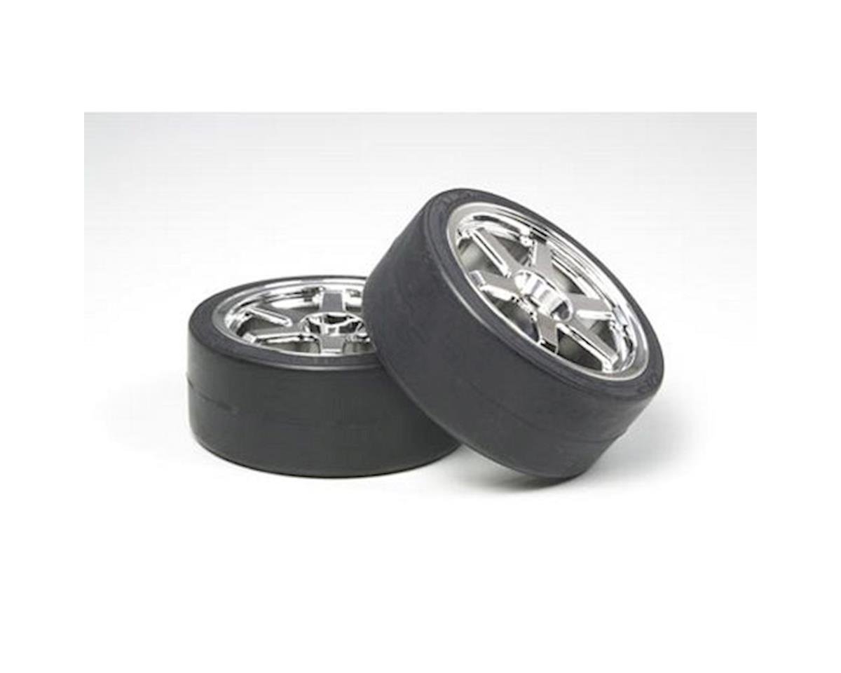 Tamiya Tires/Wheels (2): Drift Type D, 26mm (TAM53960)