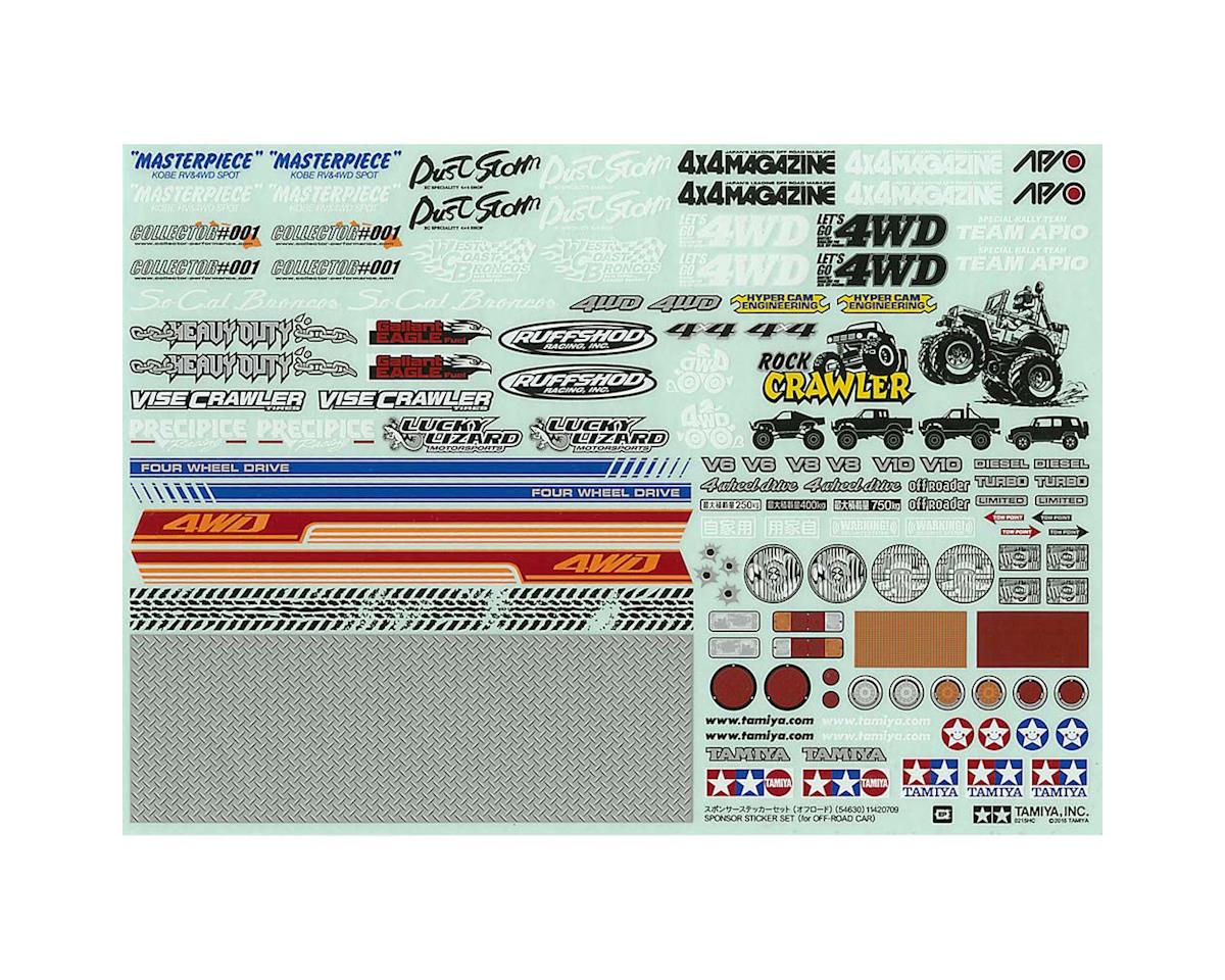 Tamiya Sponser Sticker Set Off Road Car (TAM54630)