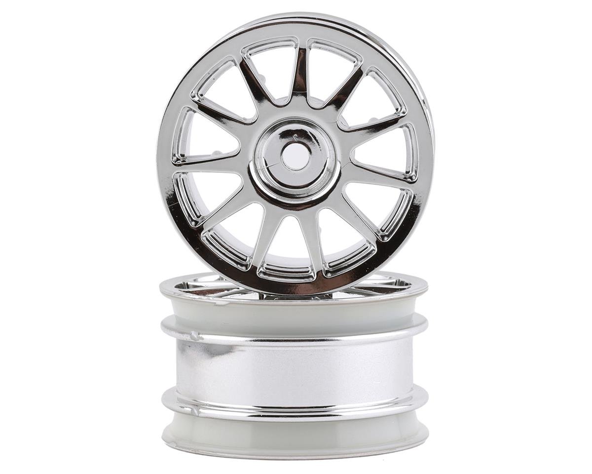 Tamiya M-Chassis 11-Spoke Wheels (Chrome Plated) (2) (TAM54824)
