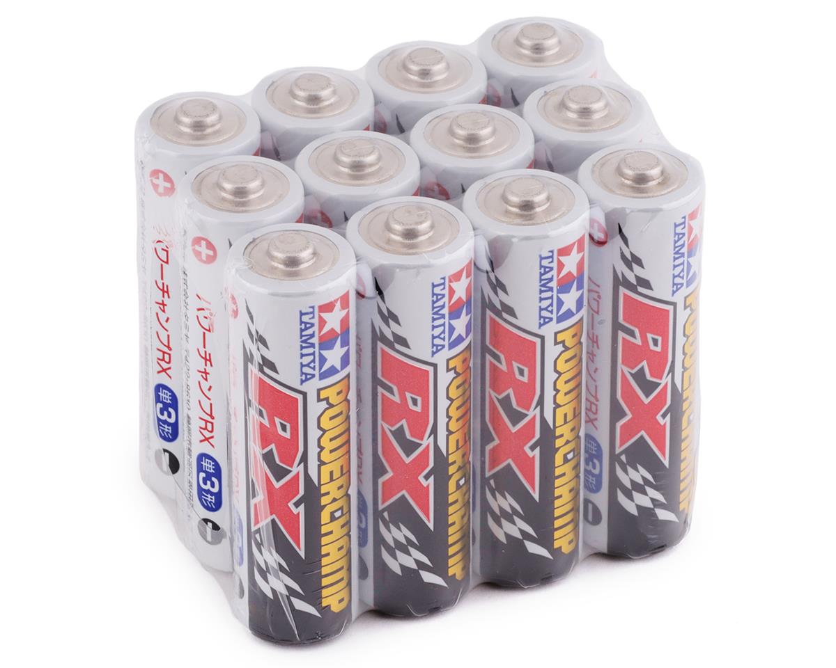 Tamiya AA Power Champ RX Alkaline Batteries (12) (TAM55120)