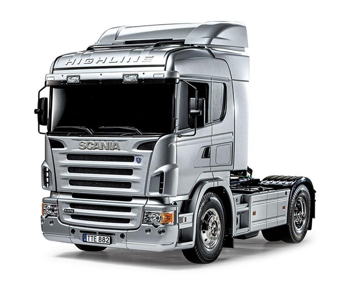 Tamiya 1/14 Scania R470 Highline Silver Edition Semi Truck Kit (TAM56364)
