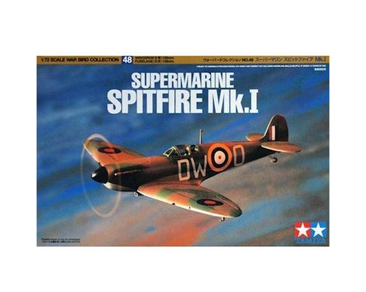 Tamiya 1/72 Supermarine Spitfire MK. 1 Aircraft Model Kit (TAM60748)