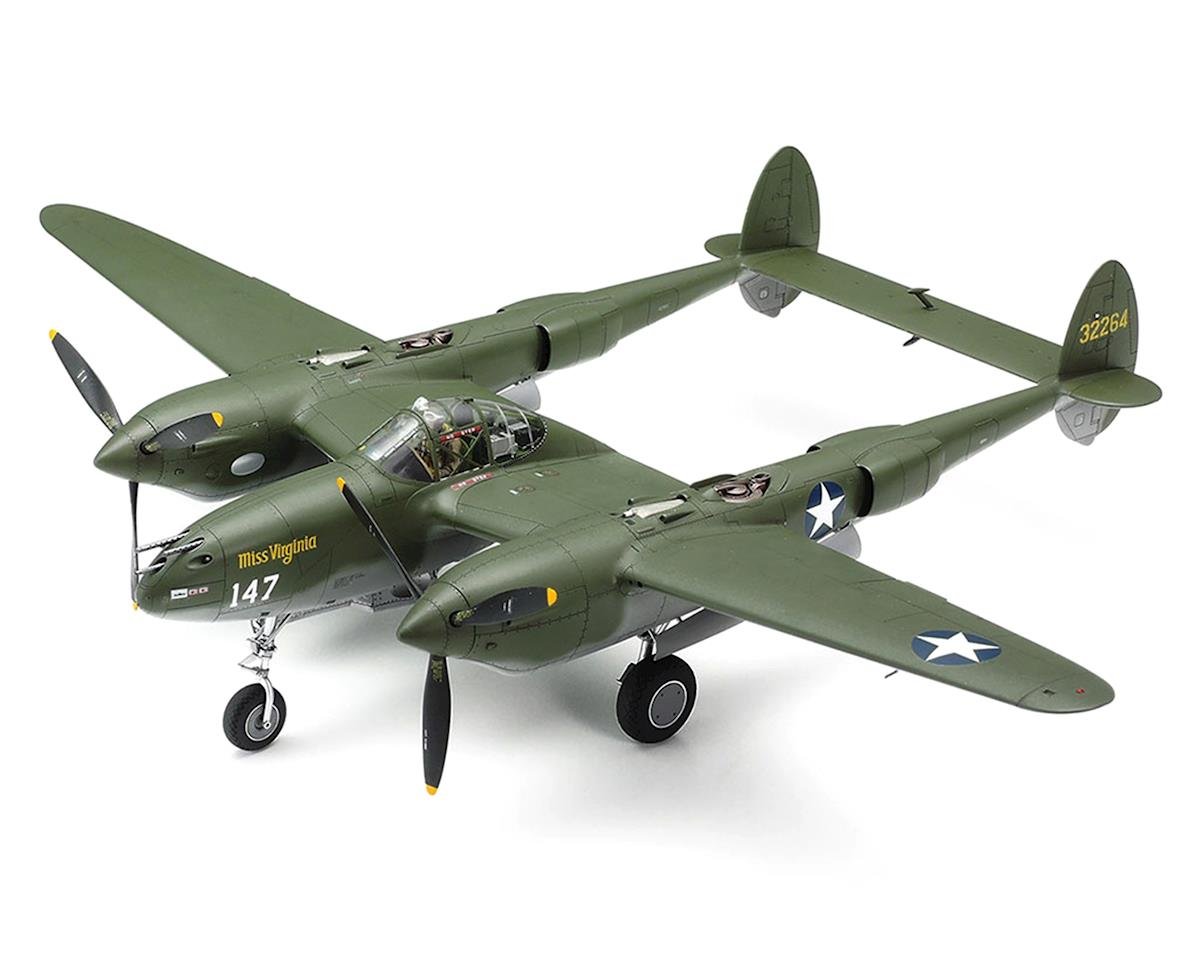 Tamiya 1/48 Lockheed P-38 F/G Lightning Airplane Model (TAM61120)