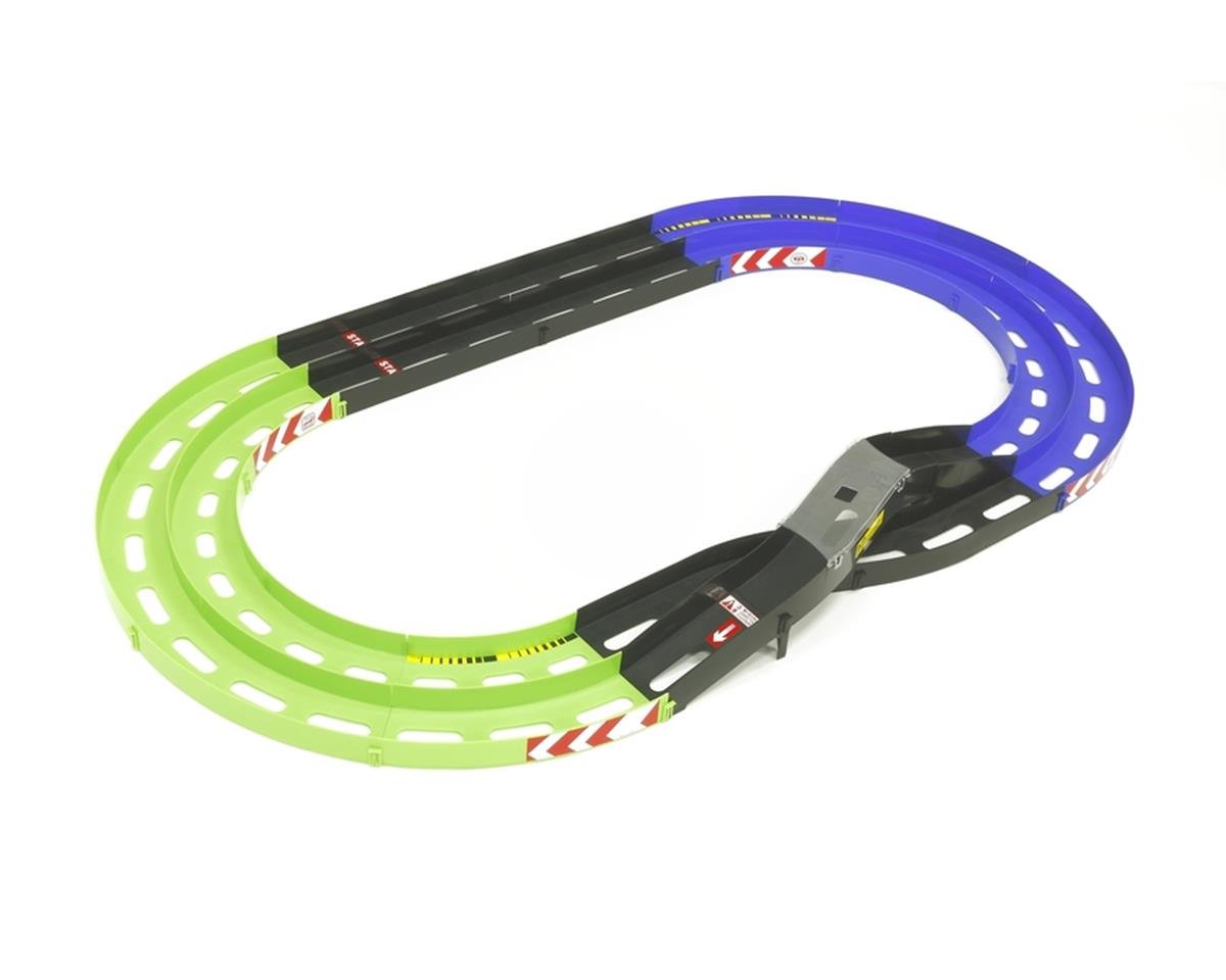 Tamiya Mini 4WD JR Oval Home Circuit w/Lane Change (Green/Blue) (TAM69569)