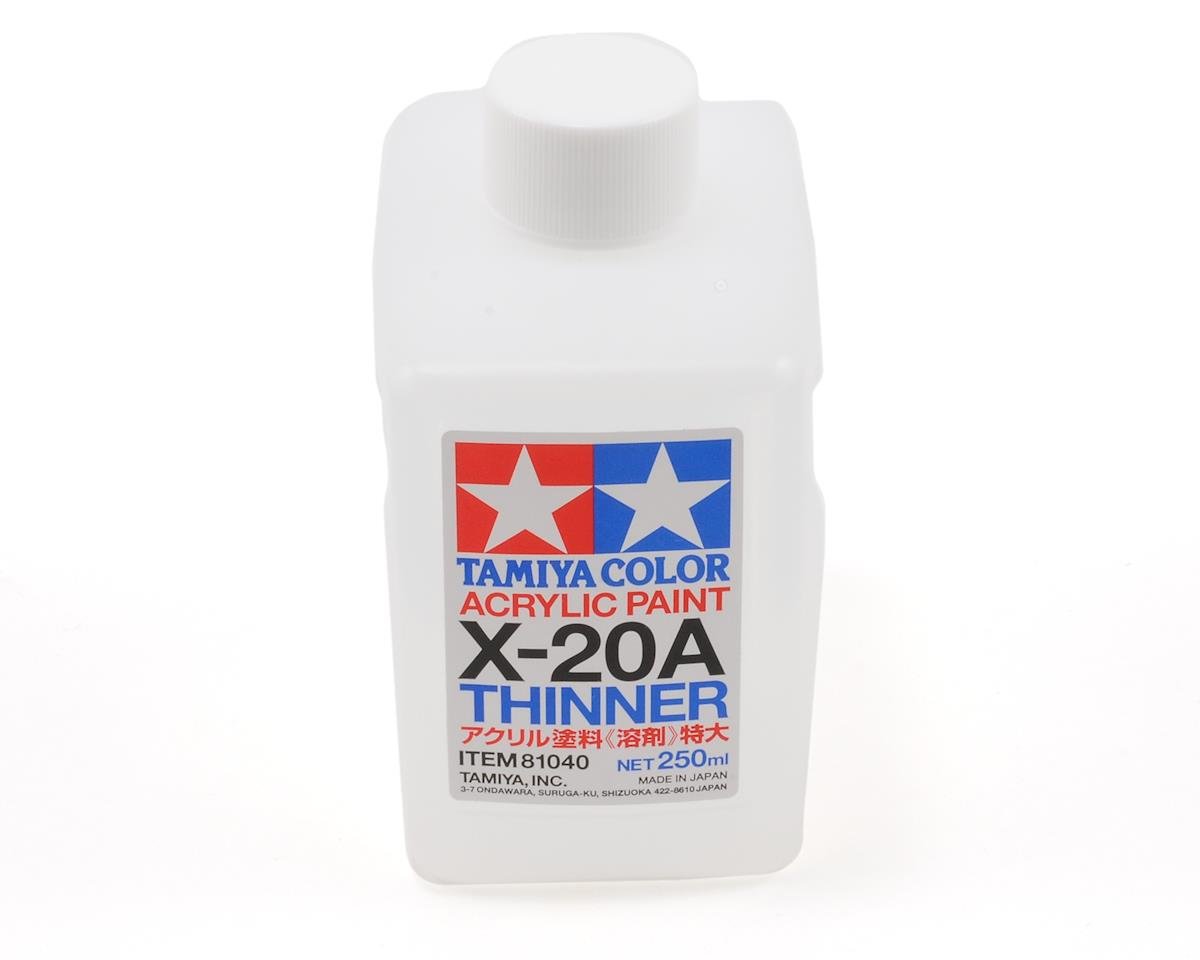 Tamiya X-20A Acrylic/Poly Paint Thinner (250ml) (TAM81040)