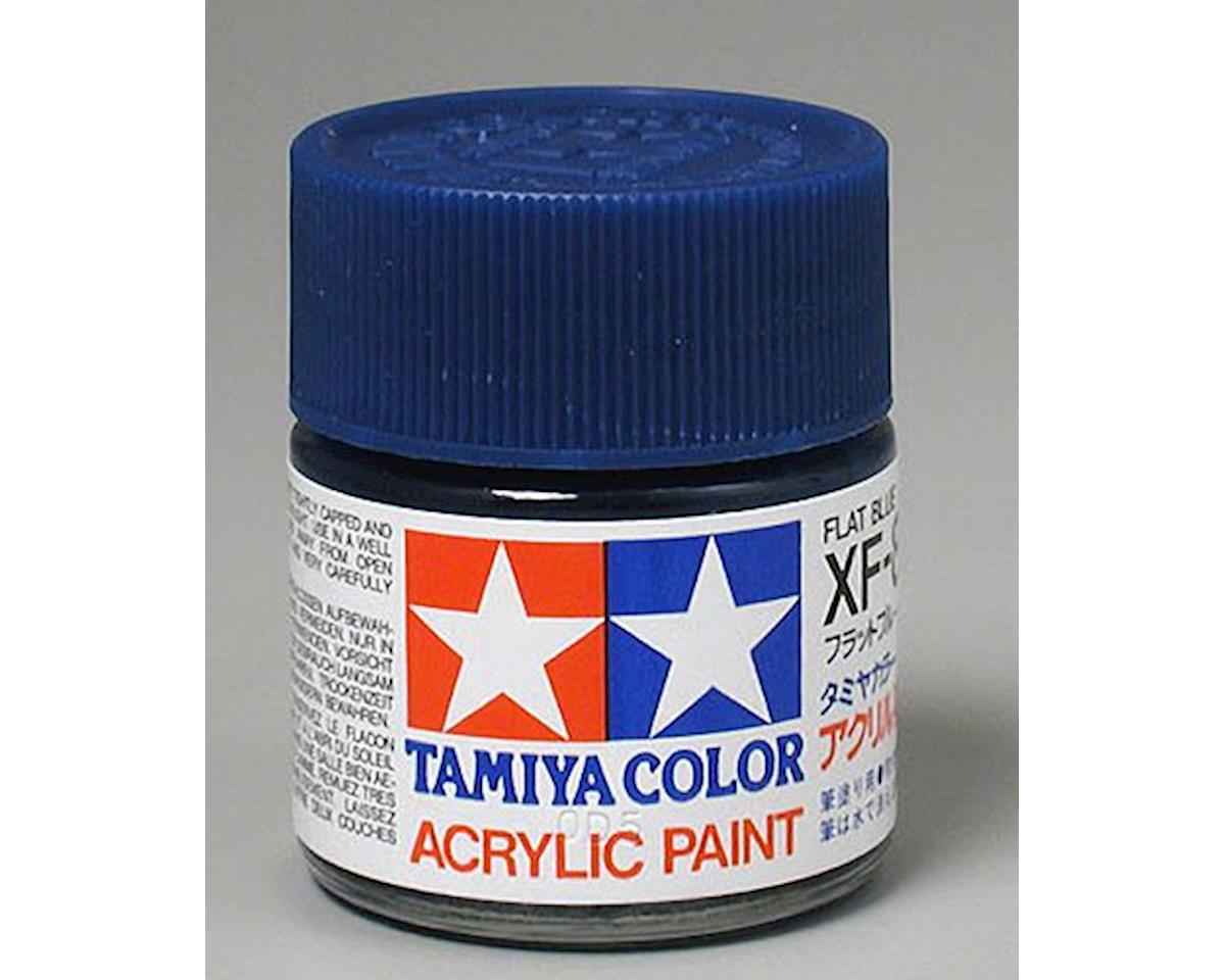 Tamiya XF-8 Flat Blue Acrylic Paint (23ml) (TAM81308)