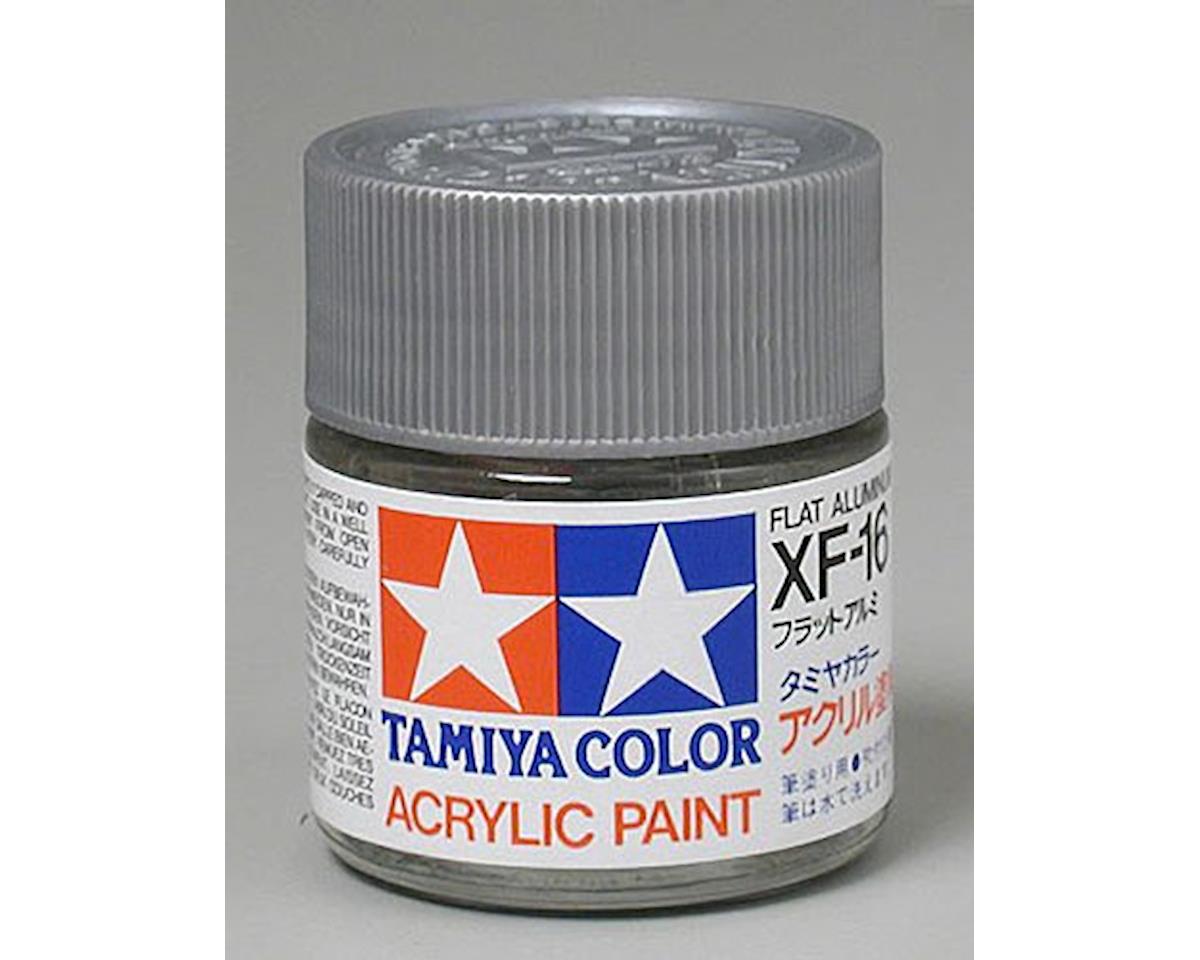 Tamiya XF-16 Flat Aluminum Acrylic Paint (23ml) (TAM81316)
