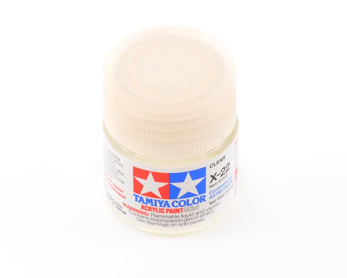 Tamiya X-22 Clear Acrylic Paint (10ml) (TAM81522)