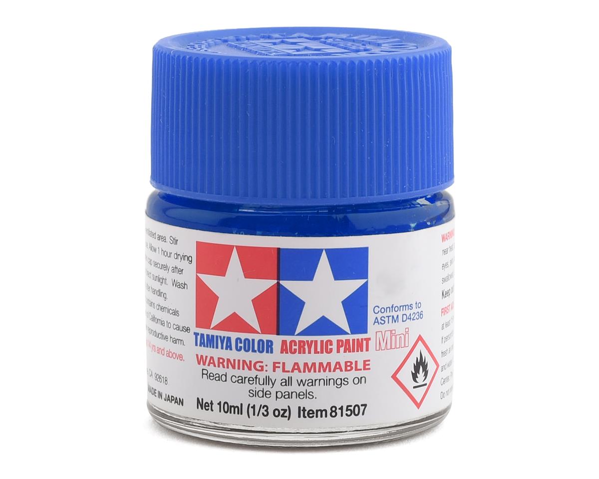 Tamiya X-23 Clear Blue Acrylic Paint (10ml) (TAM81523)