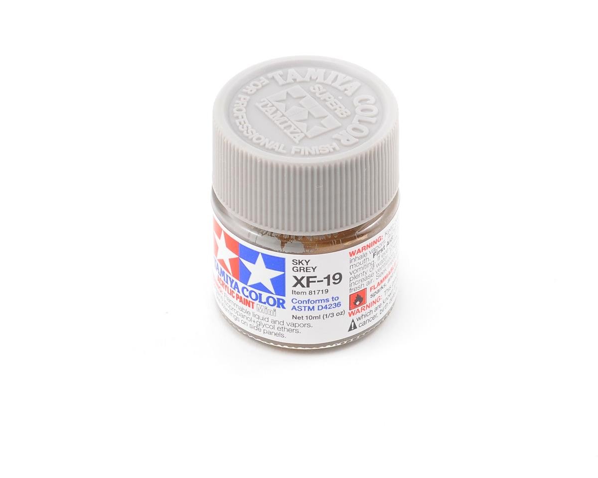 Tamiya XF-19 Flat Sky Grey Acrylic Paint (10ml) (TAM81719)
