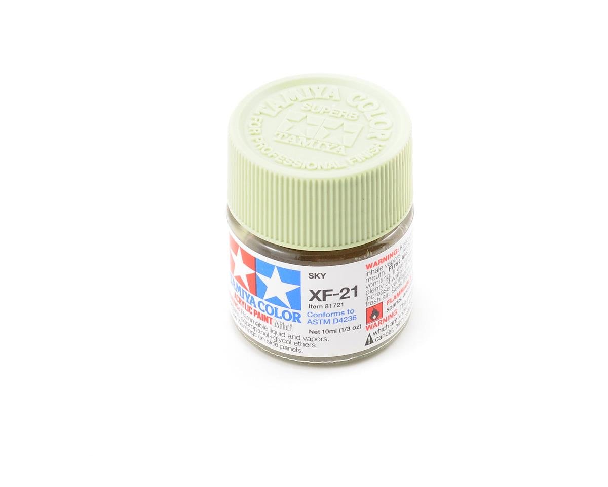 Tamiya XF-21 Flat Sky Acrylic Paint (10ml) (TAM81721)