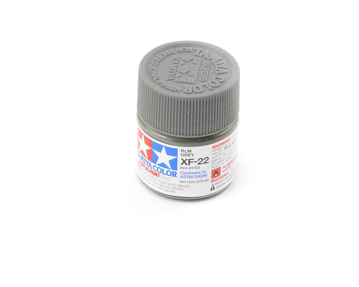 Tamiya XF-22 RLM Flat Grey Acrylic Paint (10ml) (TAM81722)