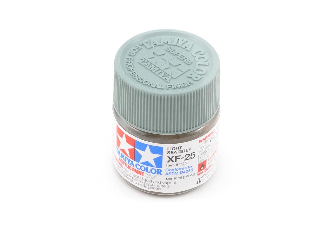 Tamiya XF-25 Flat Light Sea Grey Acrylic Paint (10ml) (TAM81725)