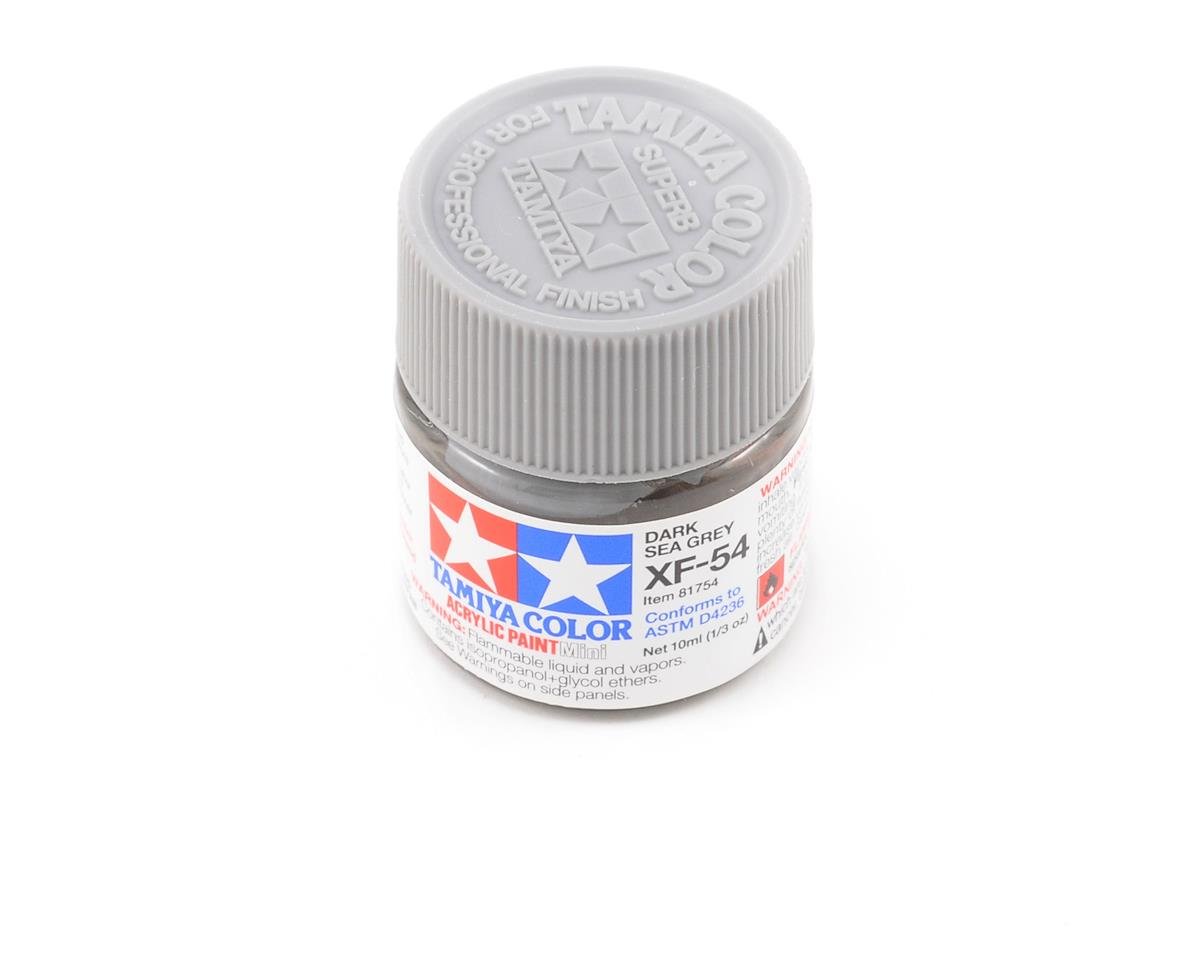 Tamiya XF-54 Flat Dark Sea Grey Acrylic Paint (10ml) (TAM81754)