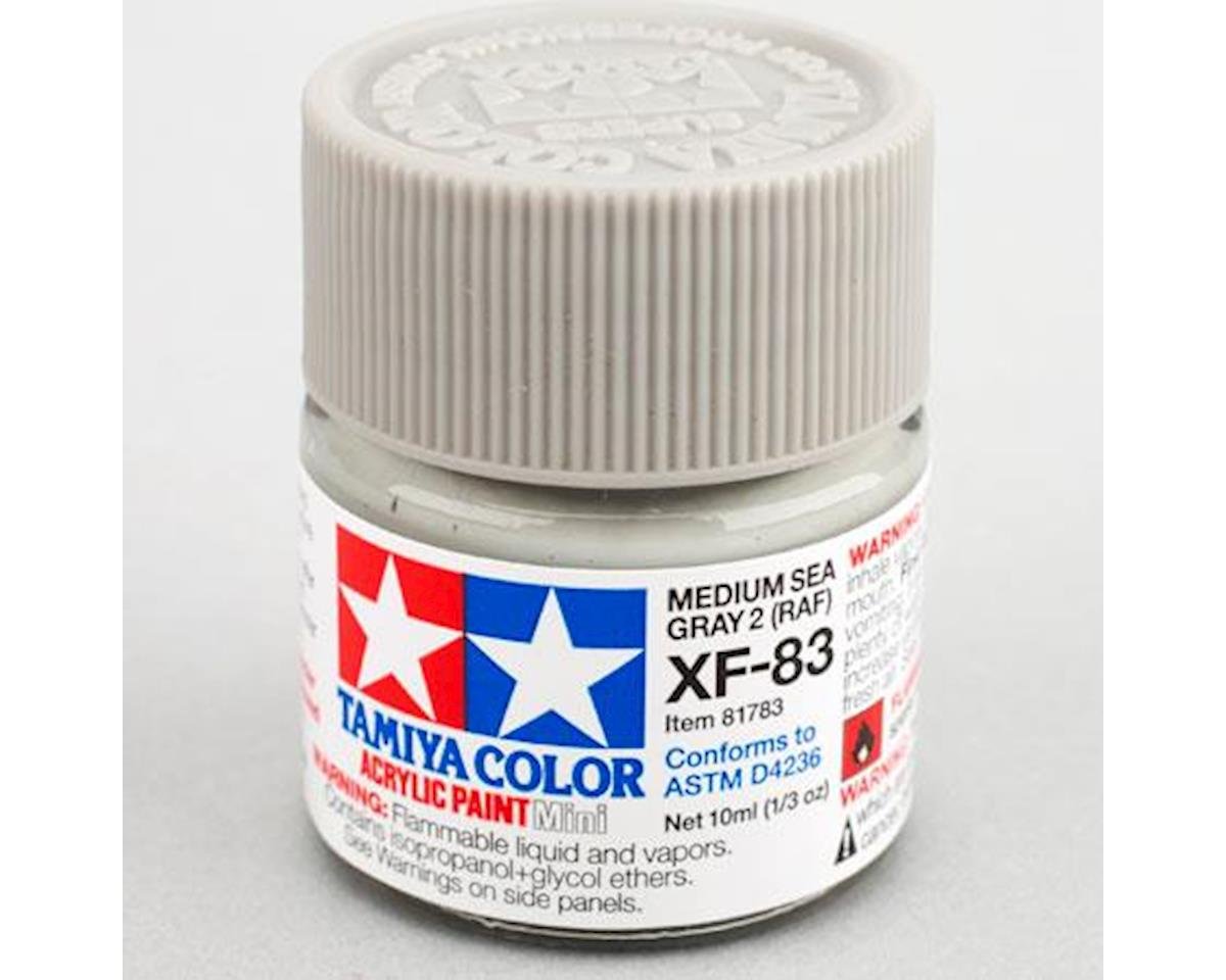 Tamiya XF-83 Flat Sea Grey Acrylic Paint (10ml) (TAM81783)