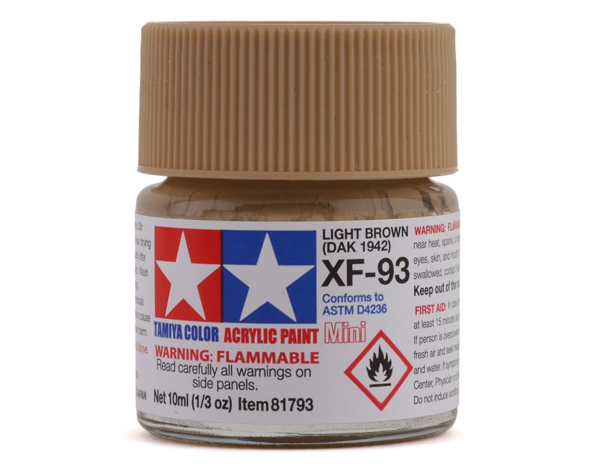 Tamiya XF-93 Light Brown DAK 1942 Acrylic Paint (10ml) (TAM81793)