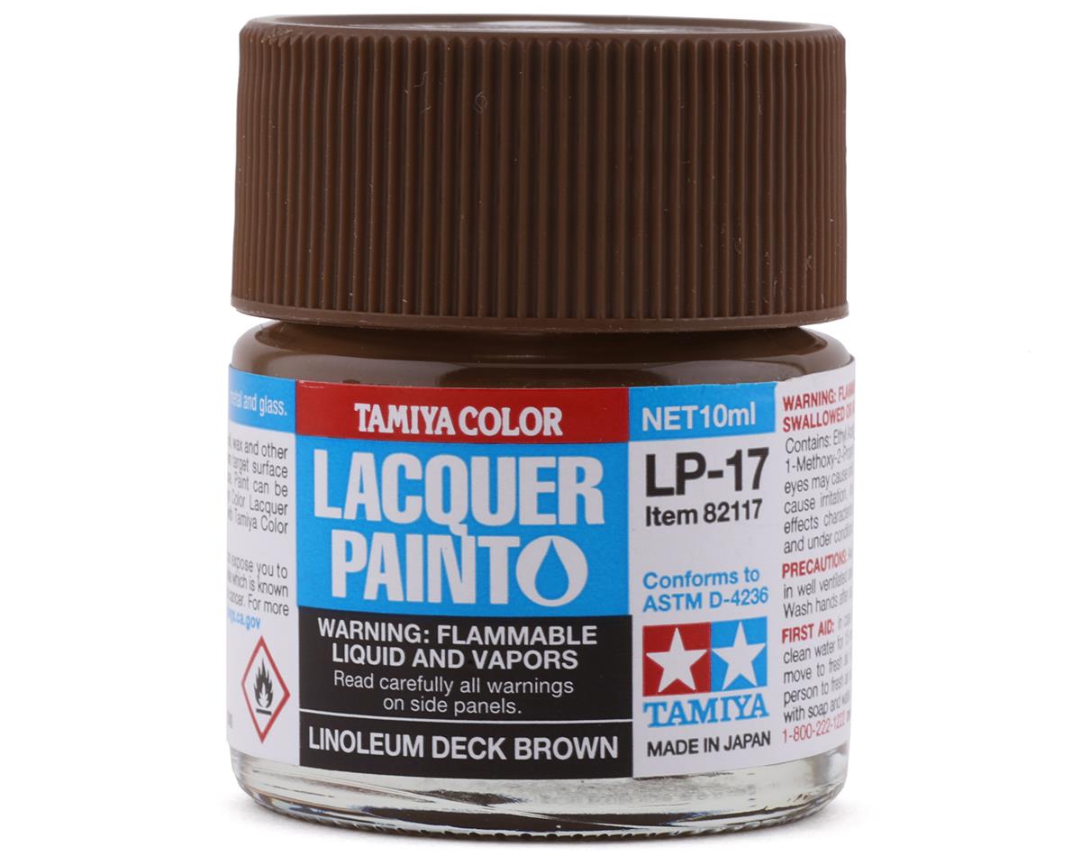 Tamiya LP-17 Linoleum Deck Brown Lacquer Paint (10ml) (TAM82117)