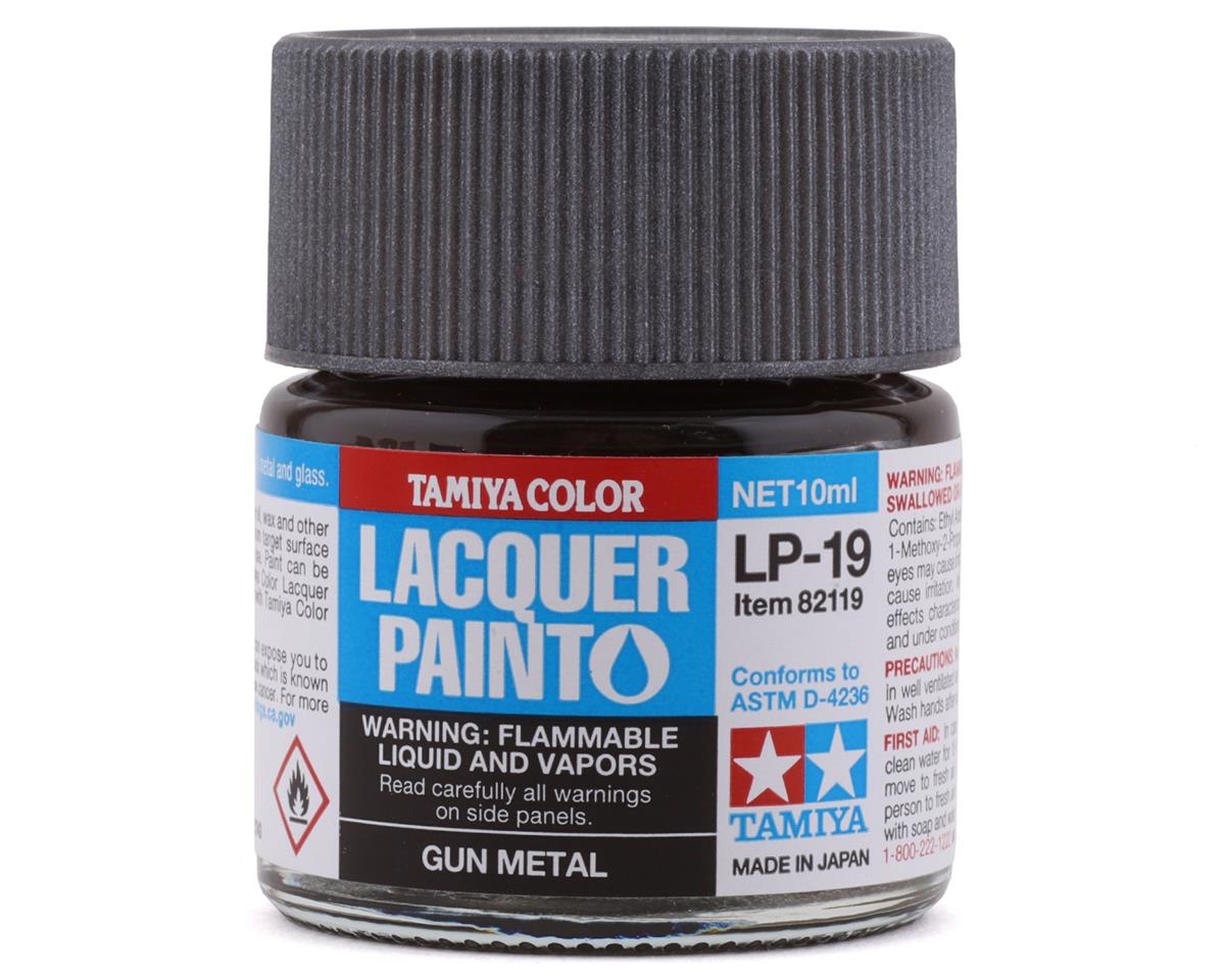 Tamiya LP-19 Gun Metal Lacquer Paint (10ml) (TAM82119)