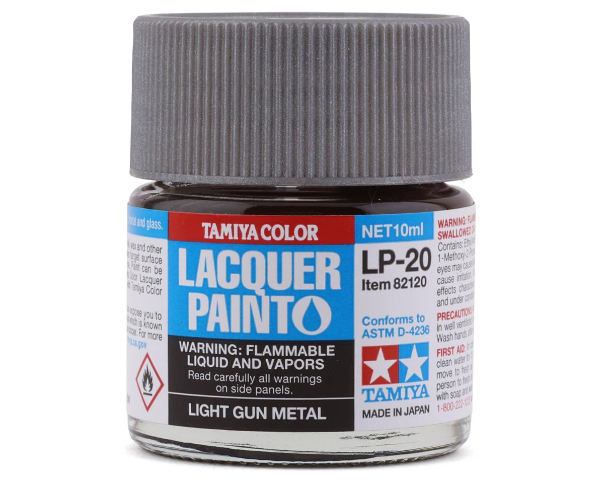 Tamiya LP-20 Light Gun Metal Lacquer Paint (10ml) (TAM82120)