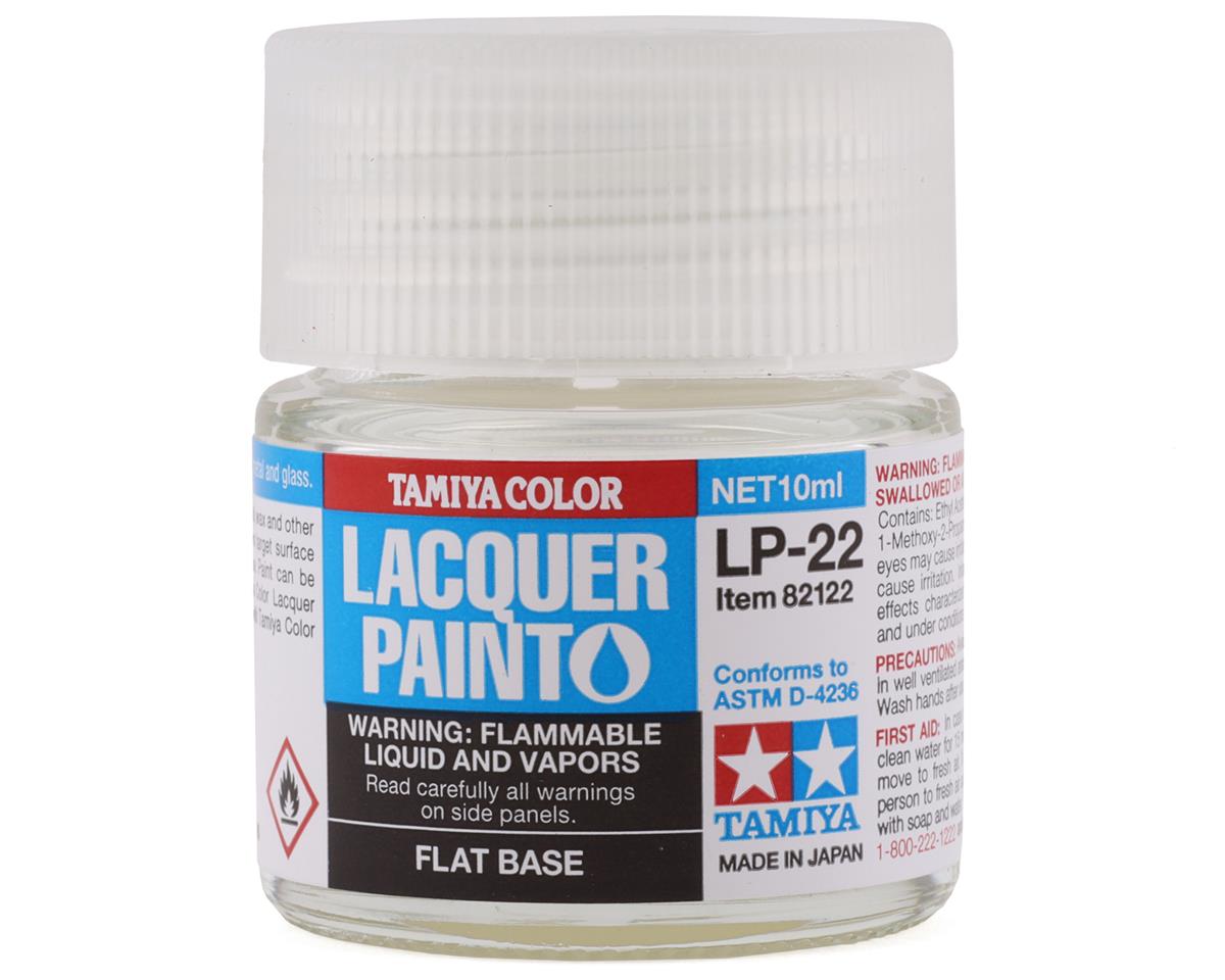 Tamiya LP-22 Flat Base Lacquer Paint (10ml) (TAM82122)