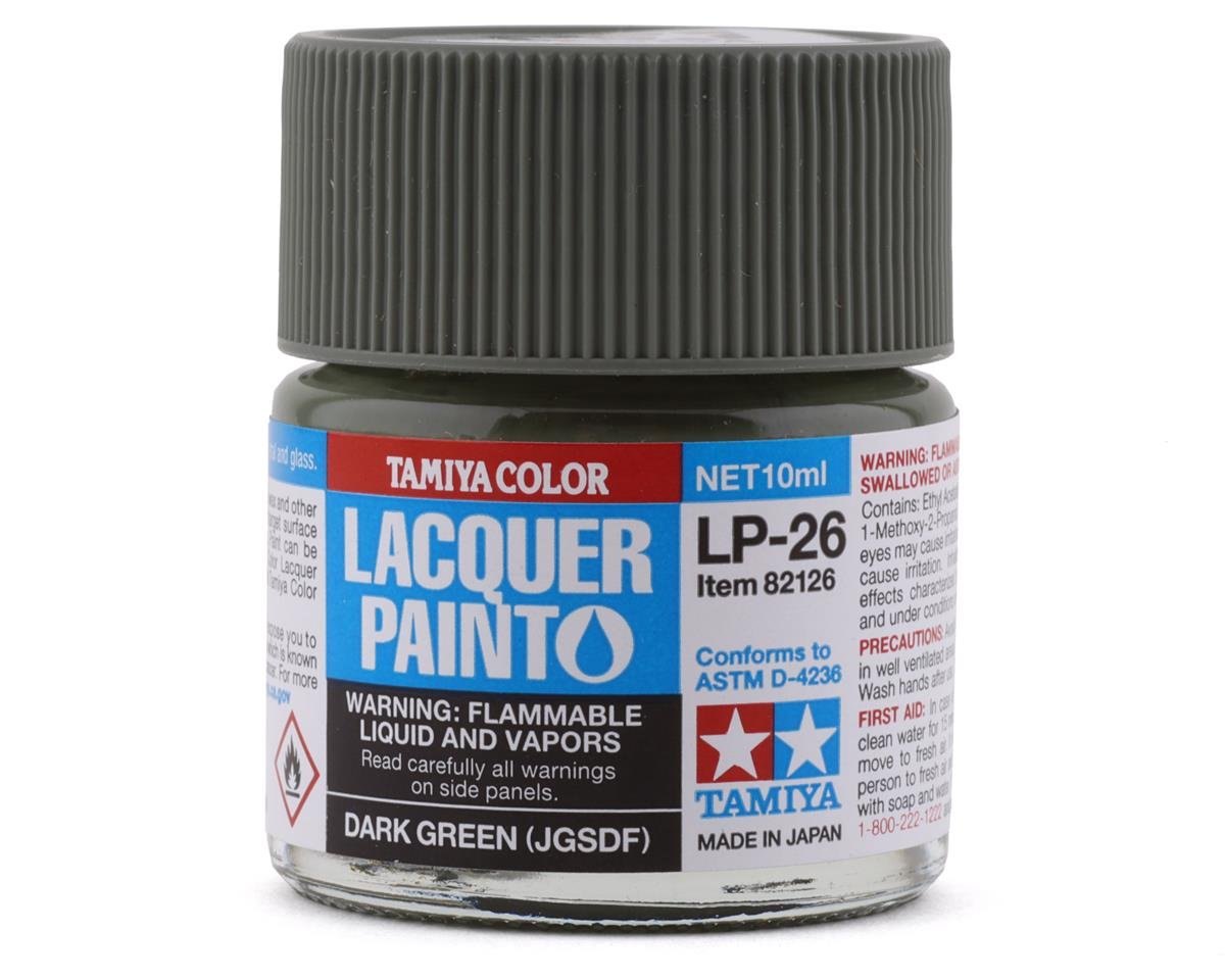 Tamiya LP-26 Dark Green Lacquer Paint (JGSDF) (10ml) (TAM82126)