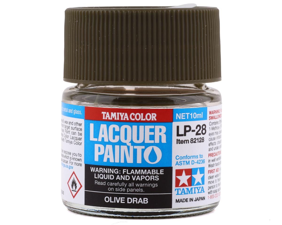 Tamiya LP-28 Olive Drab Lacquer Paint (10ml) (TAM82128)