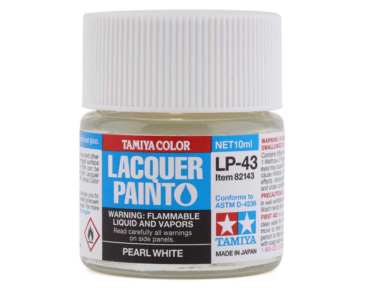 Tamiya LP-43 Pearl White Lacquer Paint (10ml) (TAM82143)