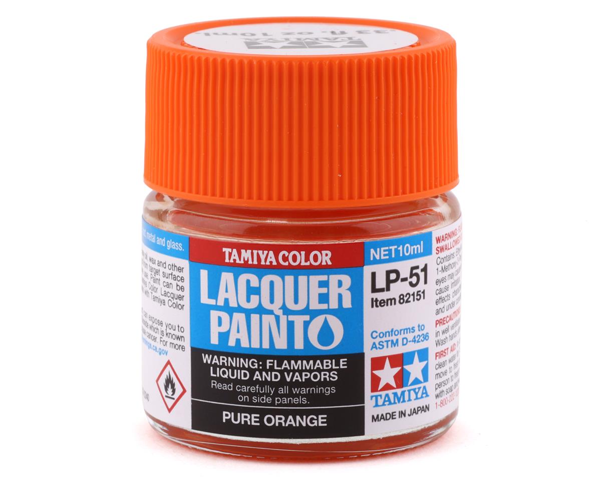 Tamiya LP-51 Pure Orange Lacquer Paint (10ml) (TAM82151)