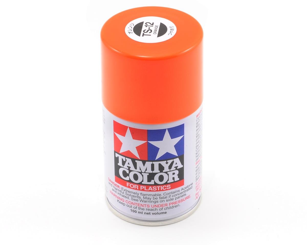 Tamiya TS-12 Orange Lacquer Spray Paint (100ml) (TAM85012)